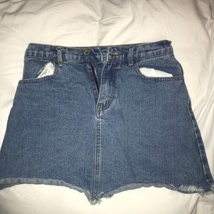 Jean skirt!